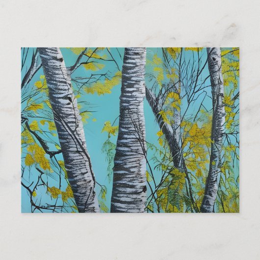 Carte Postale Beau oiseau d'été (Devant)