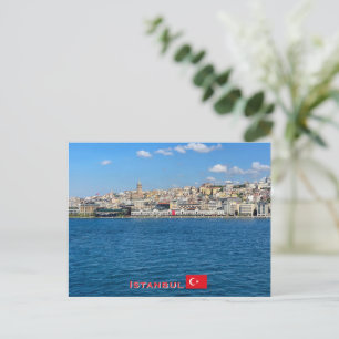 Carte Postale Beau panorama de voyage à Istanbul