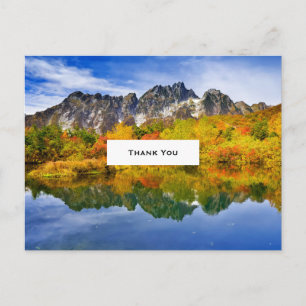 Carte Postale Beau Pays Lac Photo Mariage Merci