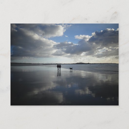 Carte Postale Beau paysage de plage (Devant)