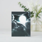 Carte Postale Beau paysage nocturne de lune (Debout devant)