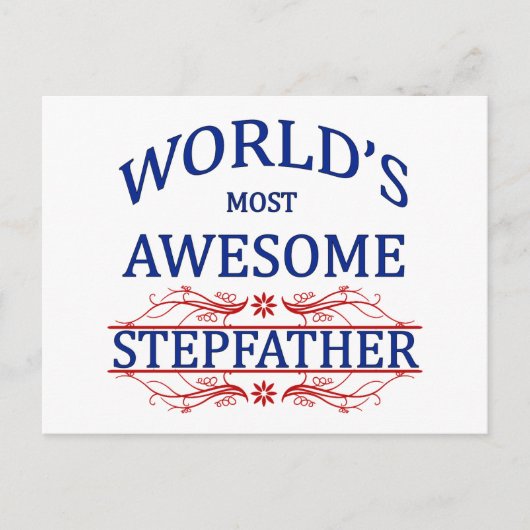 Carte Postale Beau-père le plus génial du monde (Devant)