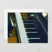 Carte Postale Beau piano (Devant / Derrière)
