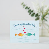 Carte Postale Beau poisson de mer en amour (Debout devant)