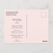 Carte Postale Beau Rose espagnol Quinceañera (Dos)