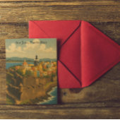 Carte Postale Beau San Juan Porto Rico Retro Art