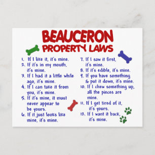 Carte Postale BEAUCERON Propriété Lois 2