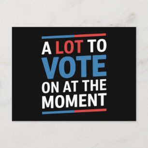 Carte Postale Beaucoup À Voter Pour Le Moment Funny Kamala 2024