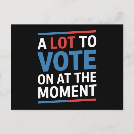 Carte Postale Beaucoup À Voter Pour Le Moment Funny Kamala 2024 (Devant)