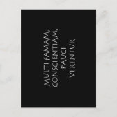 Carte Postale Beaucoup craignent leur réputation, peu leur consc (Devant)