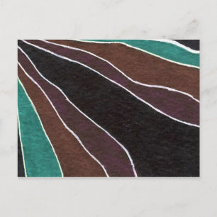 Carte postale "Beaucoup de chemins" Résumé Design