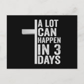 Carte Postale Beaucoup de choses peuvent arriver en 3 jours Drôl (Devant)