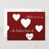 Carte Postale Beaucoup de coeur ! (Devant / Derrière)