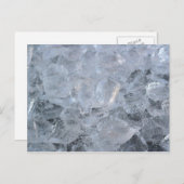 Carte Postale Beaucoup de cubes de glace (Devant / Derrière)