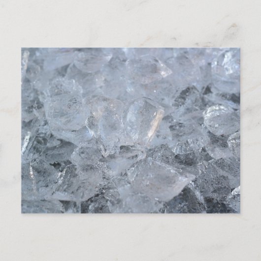 Carte Postale Beaucoup de cubes de glace (Devant)