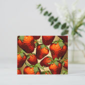 Carte Postale Beaucoup de fraises (Debout devant)