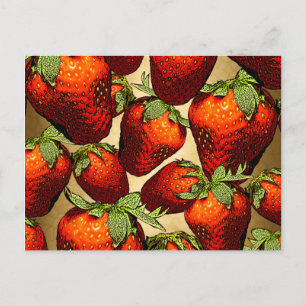Carte Postale Beaucoup de fraises