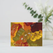 Carte Postale Beaucoup de Gummibärchen multicolore (Debout devant)