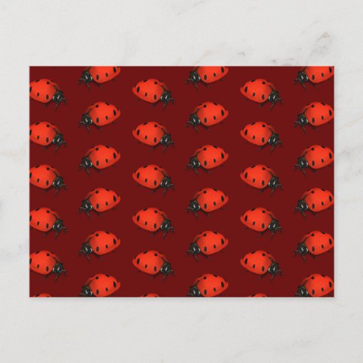 Carte Postale Beaucoup De Ladybugs (Devant)