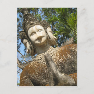 Carte Postale Beaucoup Face Wai ... Nong Khai, Isaan, Thaïlande