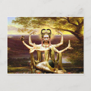 Carte Postale Beaucoup ont armé Kwan Yin