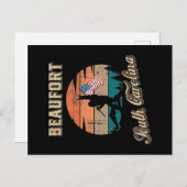 Carte Postale Beaufort Caroline du Sud (Devant / Derrière)