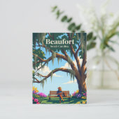 Carte Postale Beaufort États-Unis (Debout devant)