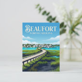 Carte Postale Beaufort États-Unis (Debout devant)