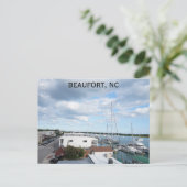 Carte Postale Beaufort North Carolina Photo de voyage (Debout devant)