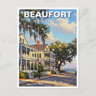Carte Postale Beaufort North Carolina Souvenir