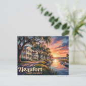 Carte Postale Beaufort USA (Debout devant)