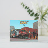 Carte Postale Beaumont Texas Downtown Crockett Street (Debout devant)