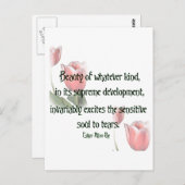 Carte Postale Beauté (Devant / Derrière)