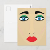 Carte Postale Beauté (Devant / Derrière)