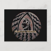 Carte Postale Beauté africaine : Bongo Massai Portrait Art Triba (Devant)