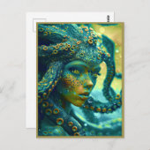 Carte Postale Beauté Alien De La Planète Eau (Devant / Derrière)