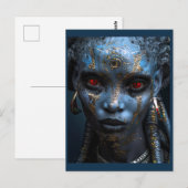 Carte Postale Beauté Alien Du Monde Gelé (Devant / Derrière)