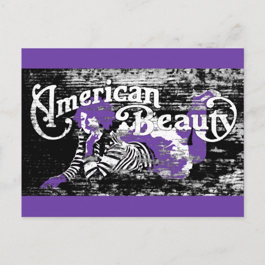 Carte Postale beauté américaine (Devant)