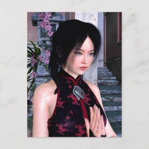 Carte Postale Beauté asiatique