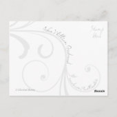 Carte Postale Beauté classique frontière blanche John William Go (Dos)