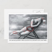 Carte postale Beauté de bain (Devant / Derrière)