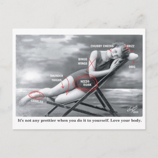 Carte postale Beauté de bain (Devant)