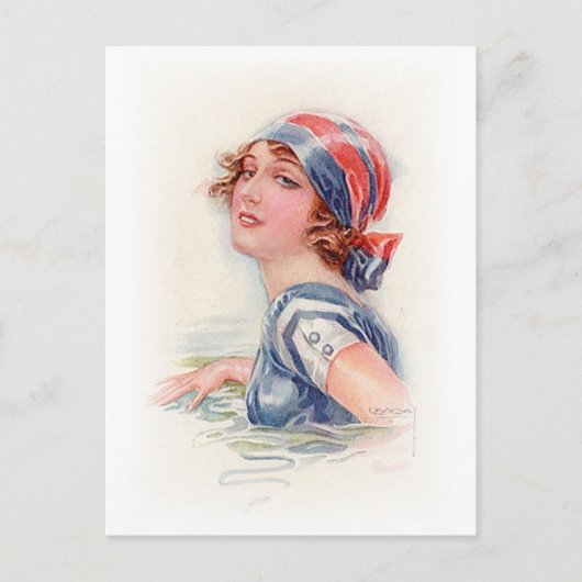 Carte Postale Beauté de bain (2) (Devant)