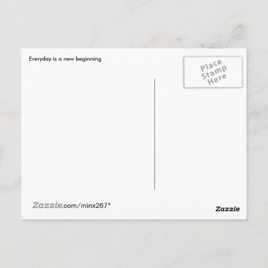 Carte postale Beauté de canard (Dos)