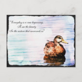 Carte postale Beauté de canard (Devant)