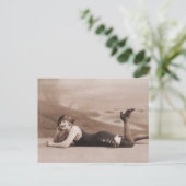 Carte Postale Beauté de la baignade ! ! Jolie fille des années 1 (Debout devant)