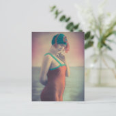 Carte Postale Beauté de la baignade ! ! Risque fille Flapper des (Debout devant)