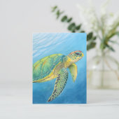 Carte Postale Beauté de la tortue (Debout devant)