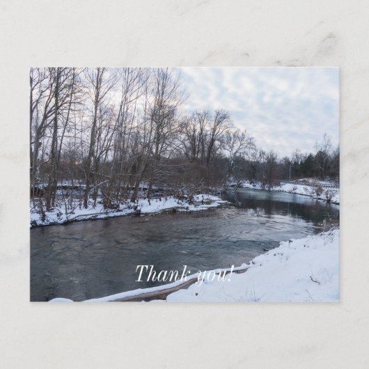 Carte Postale Beauté de neige James River (Devant)