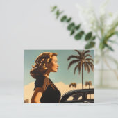 Carte Postale Beauté de Retro Los Angeles (Debout devant)